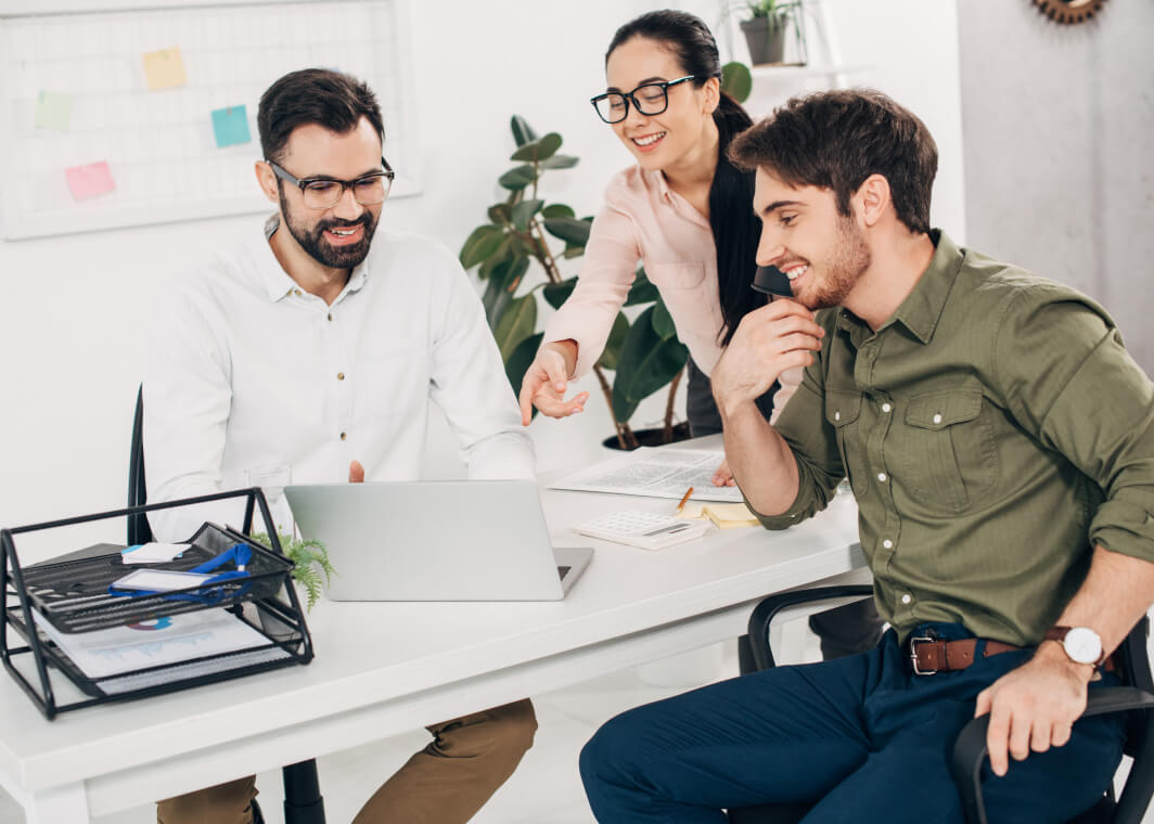 Asymm product designers working on a design system