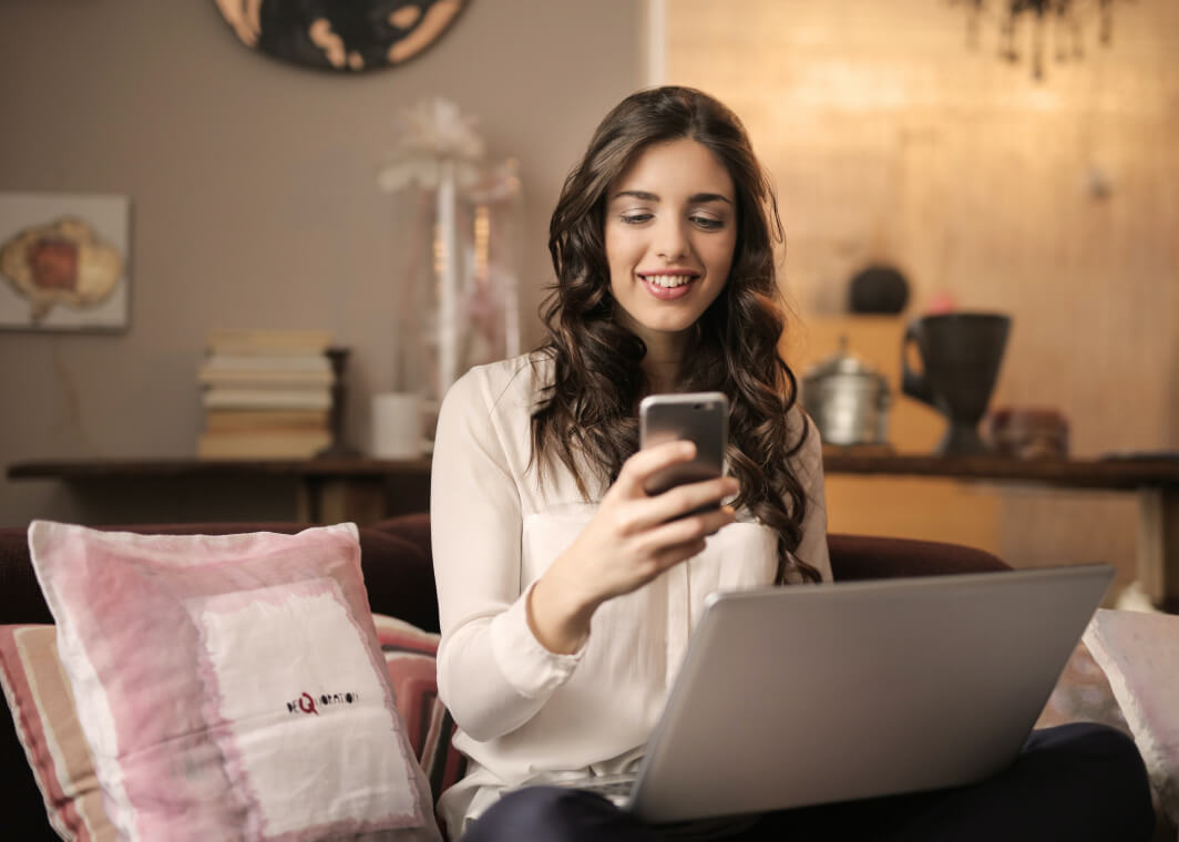 girl using a user centered built product