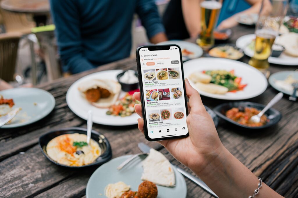 mobile food app